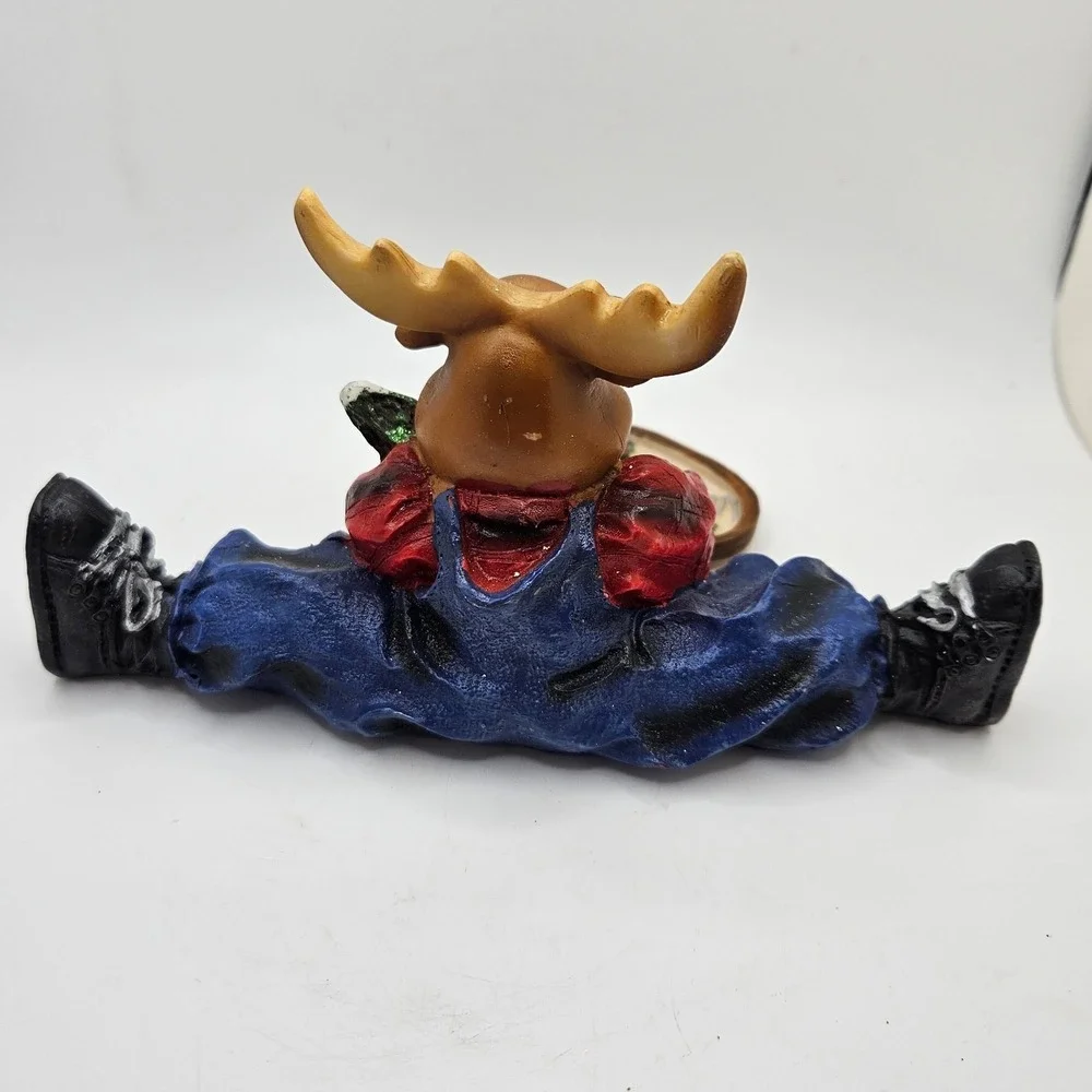 Vintage‎ Jubilee Giftware Moose Reindeer Welcome Figurine Cabin Christmas Decor